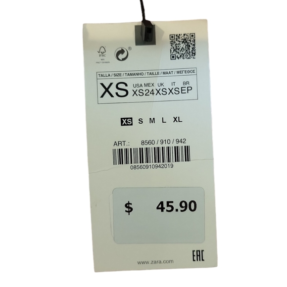 Zara Pink Ruffle Flowy XS Jacket NWT full button up boho Spring winter fall - Picture 8 of 10